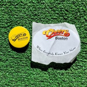 Cheers Boston Bar Pub Pin Badge Button Pinback 1.5” 2023 TV Show & Nametag New
